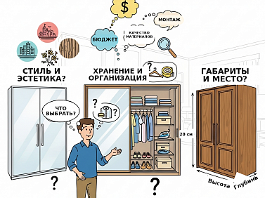 Как выбрать шкаф-купе